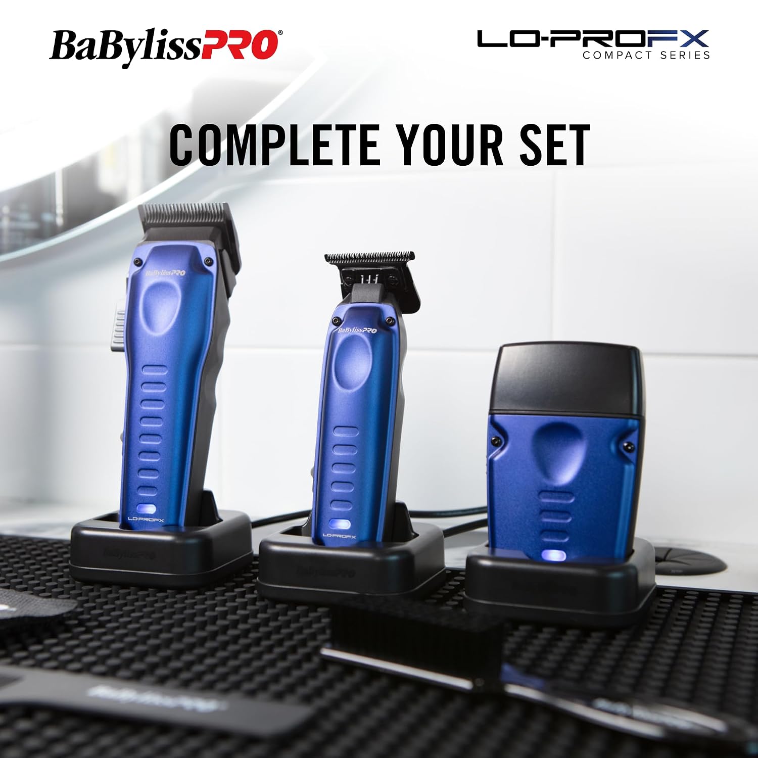 BaBylissPRO High-Performance Compact LO-PROFX Trimmers for Men