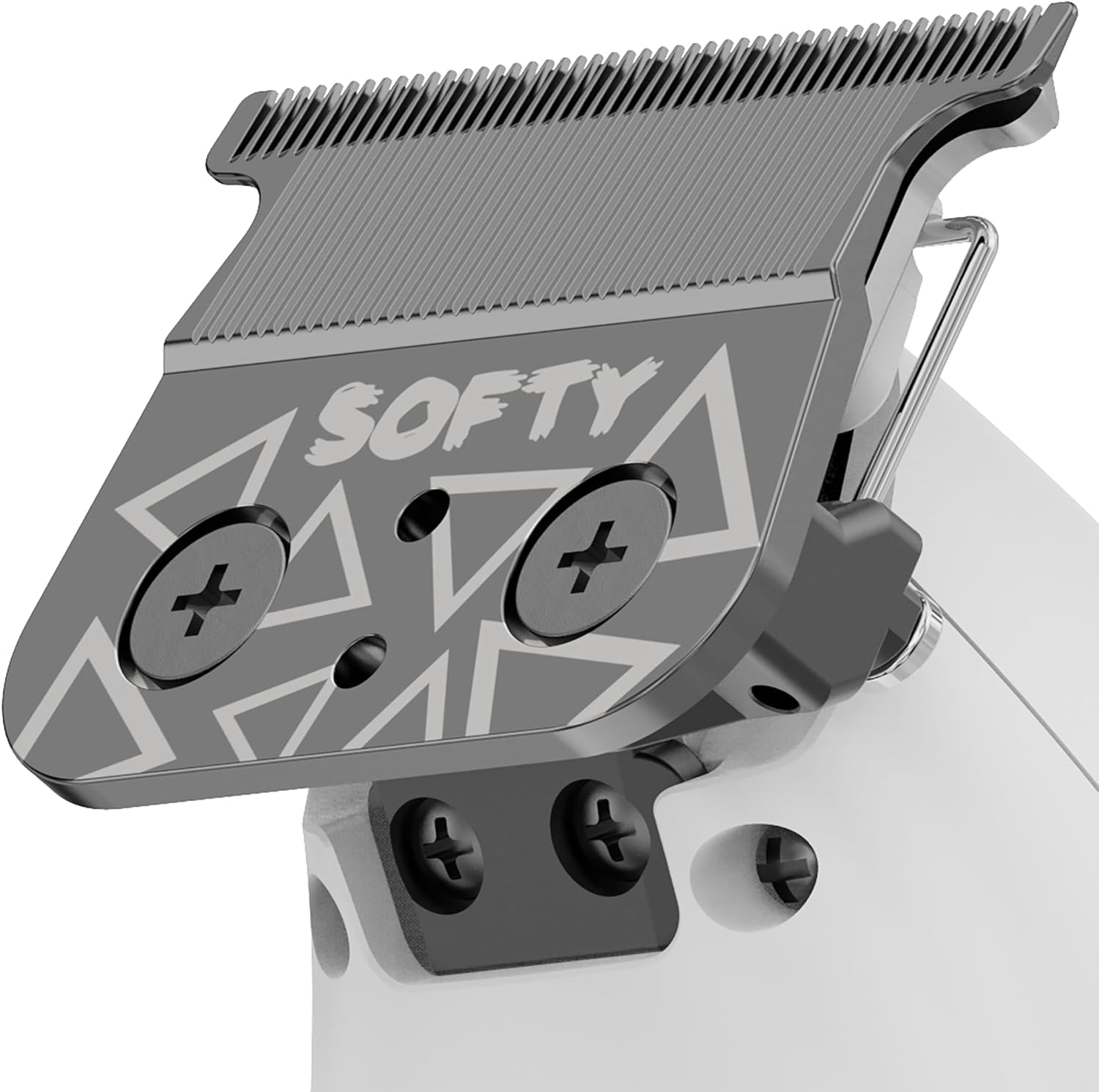 TPOB Play Barber Hair Clippers for Men 7500 RPM with Rubber Grips (White 3 Set)