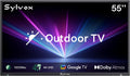 SYLVOX New 55' Outdoor Smart TV, Superior Waterproof Performance, Upgraded Matte Finish for Enhanced Anti-Glare Effect, Full Metal, with Dolby Atmos, 1000nits, Partial Sun Deck Pro 2.0+ Series