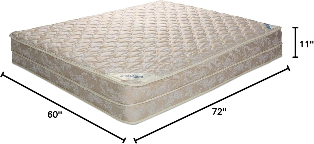 Leggett & Platt AirDream Hypoallergenic Inflatable Mattress with Electric Hand Pump for Sleeper Sofas, 60' Queen
