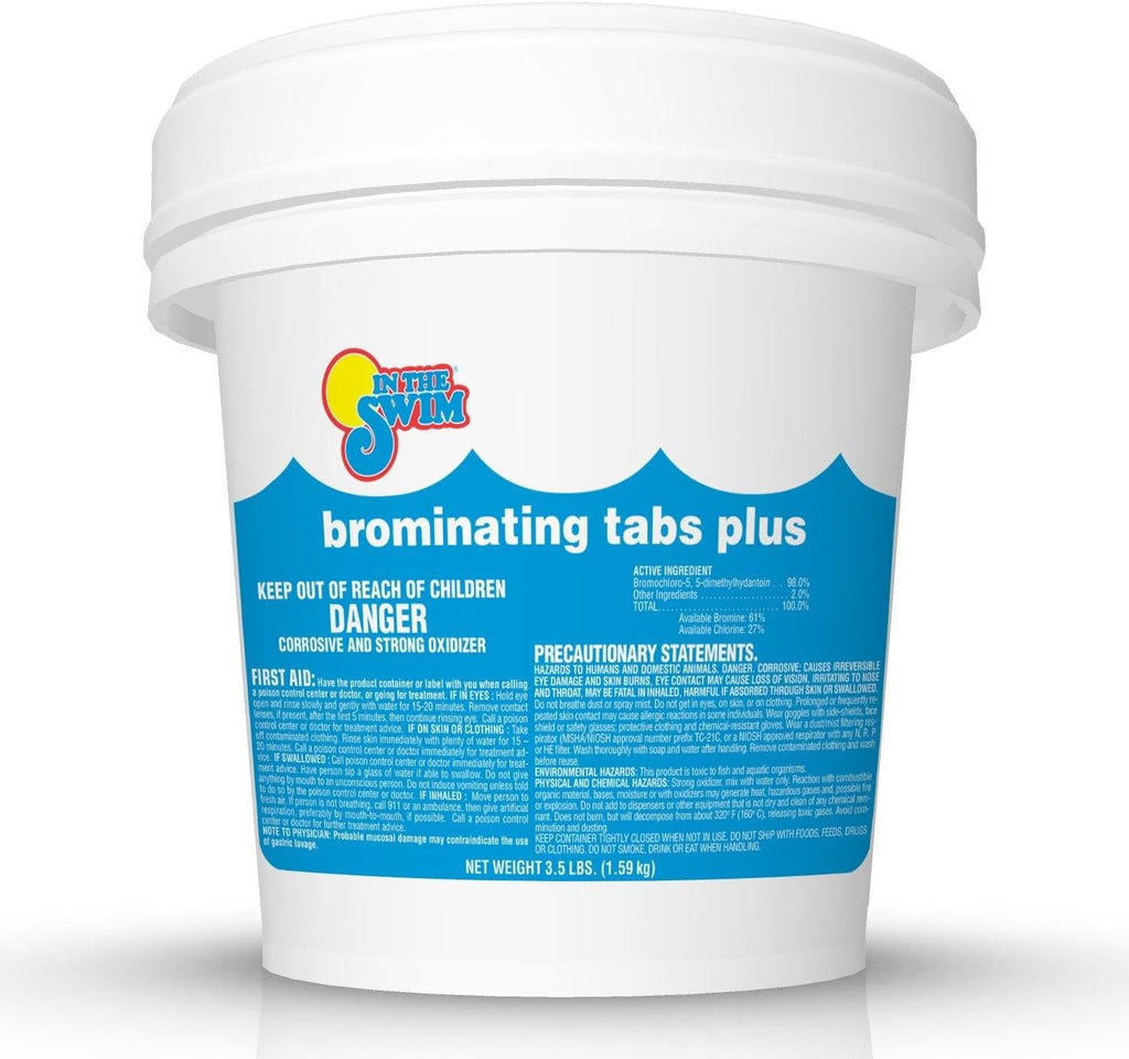 In The Swim Spa and Hot Tub Maintenance Kit and Bromine Plus Bundle – Pre-Stabilized, Low Odor, Chlorine Alternative