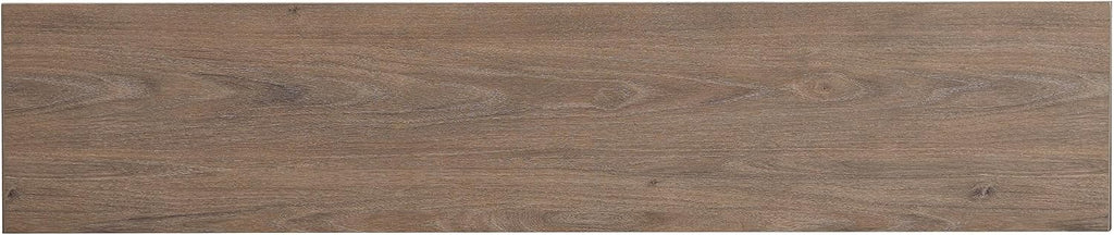 Henn&Hart 56' Fluted Wooden Rectangular Console Table Ribbed Entryway Table, Sofa Table for Entryway, Living Room, Couch, Hallway, or Office, Weathered Gray