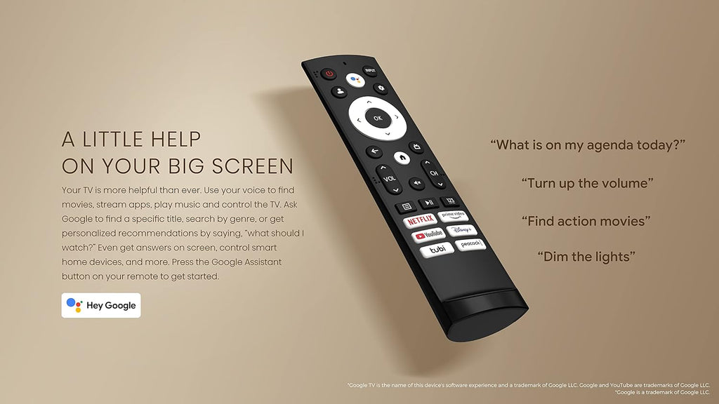 Hisense ULED 4K Premium 65U6H Quantum Dot QLED Series 65-Inch Smart Google TV, Dolby Vision Atmos, Voice Remote, Compatible with Alexa (2022 Model) Black