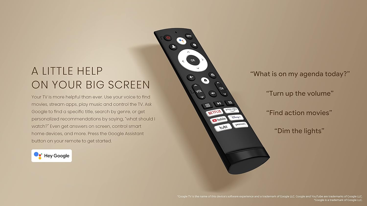 Hisense ULED 4K Premium 65U6H Quantum Dot QLED Series 65-Inch Smart Google TV, Dolby Vision Atmos, Voice Remote, Compatible with Alexa (2022 Model) Black