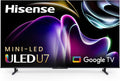 Hisense 85-Inch Class U7 Series Mini-LED ULED 4K UHD Google Smart TV (85U7K) - QLED, Native 144Hz, 1000-Nit, Dolby Vision IQ, Full Array Local Dimming, Game Mode Pro, Alexa Compatibility