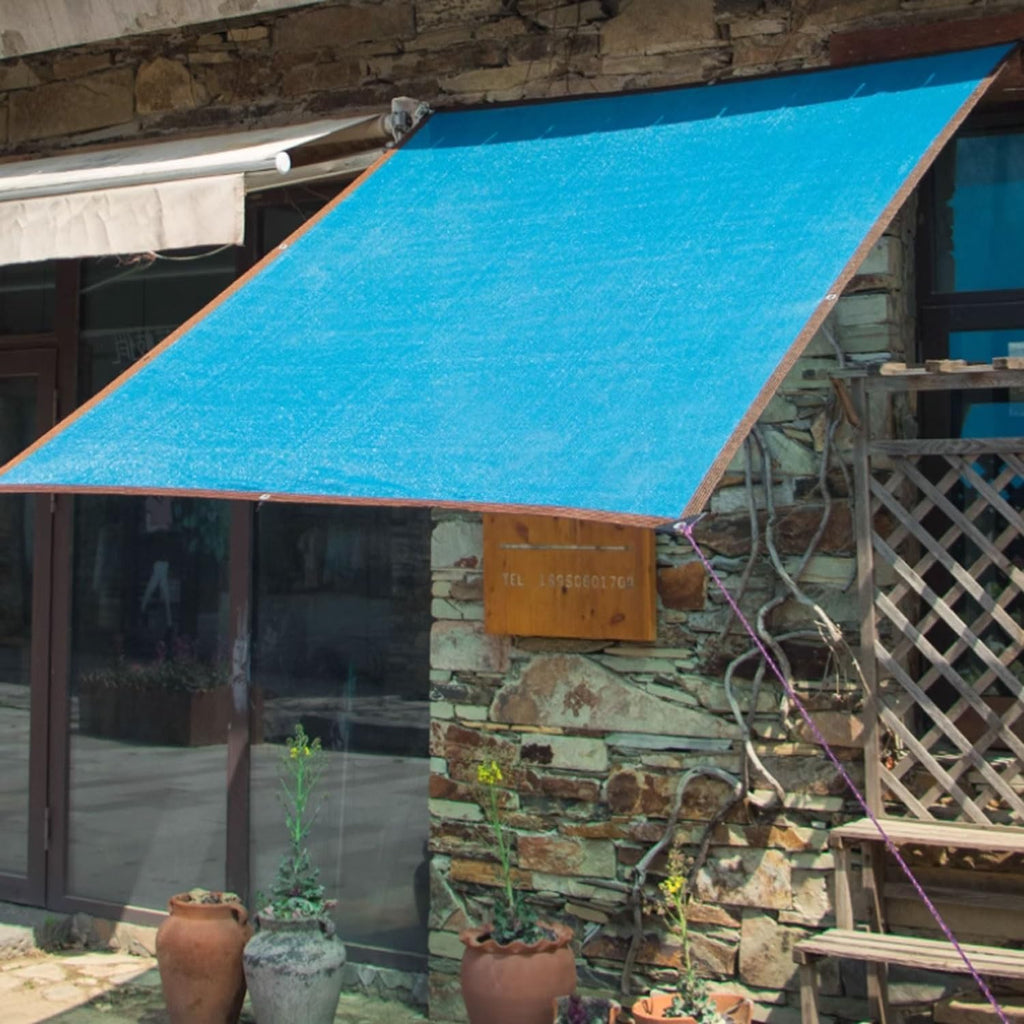 Shade Cloth with Grommets Balcony Covers UV Resistant Shade Sunblock Net Shade Cloth for Greenhouse,Parking Shed, Garden Yard or Kennel(39x66ft(12x20m))