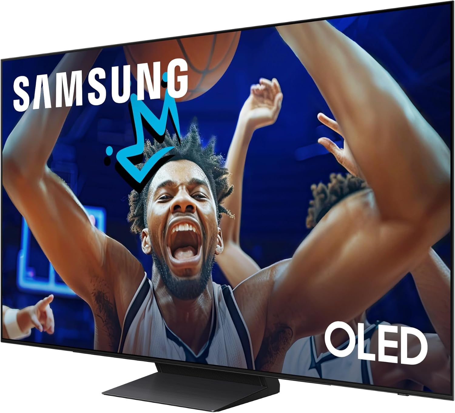 Samsung QN77S90DAFXZA 77 Inch 4K OLED Smart TV with Dolby Atmos with a Walts TV FIXED-MOUNT-43-90 TV Mount for 43-90 Inch Compatible TVs and Walts HDTV Screen Cleaner Kit (2024)
