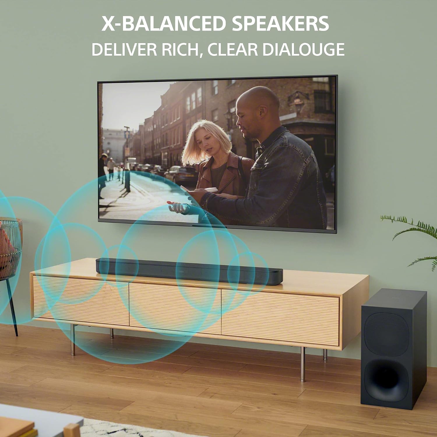 Sony 43 Inch 4K Ultra HD TV BRAVIA 3 LED Smart Google TV HT-S400 2.1ch Soundbar with Powerful Wireless subwoofer