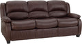 RecPro Charles 80' RV Sleeper Sofa w/Hide A Bed | RV Furniture | RV Sofa (Mahogany)