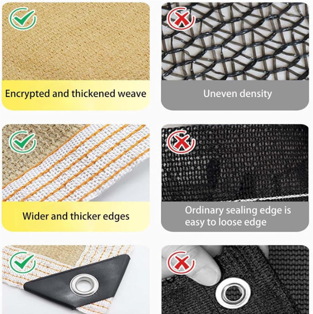 Garden Sun Shade Netting,Shade Cloth for Garden, Sun Protection Net Cover,Outside Shades for Porch to Block Sun,Shades Tarp for Greenhouse,Garden,Patio Plants,Pergola(20x36ft(6x11m))