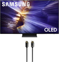 Samsung QN83S90FAEXZA 83 Inch 4K OLED Smart TV with an Austere 7S-8KHD2-2.5M VII Series 2.5m Premium Braided 8K HDMI Cable (2025)