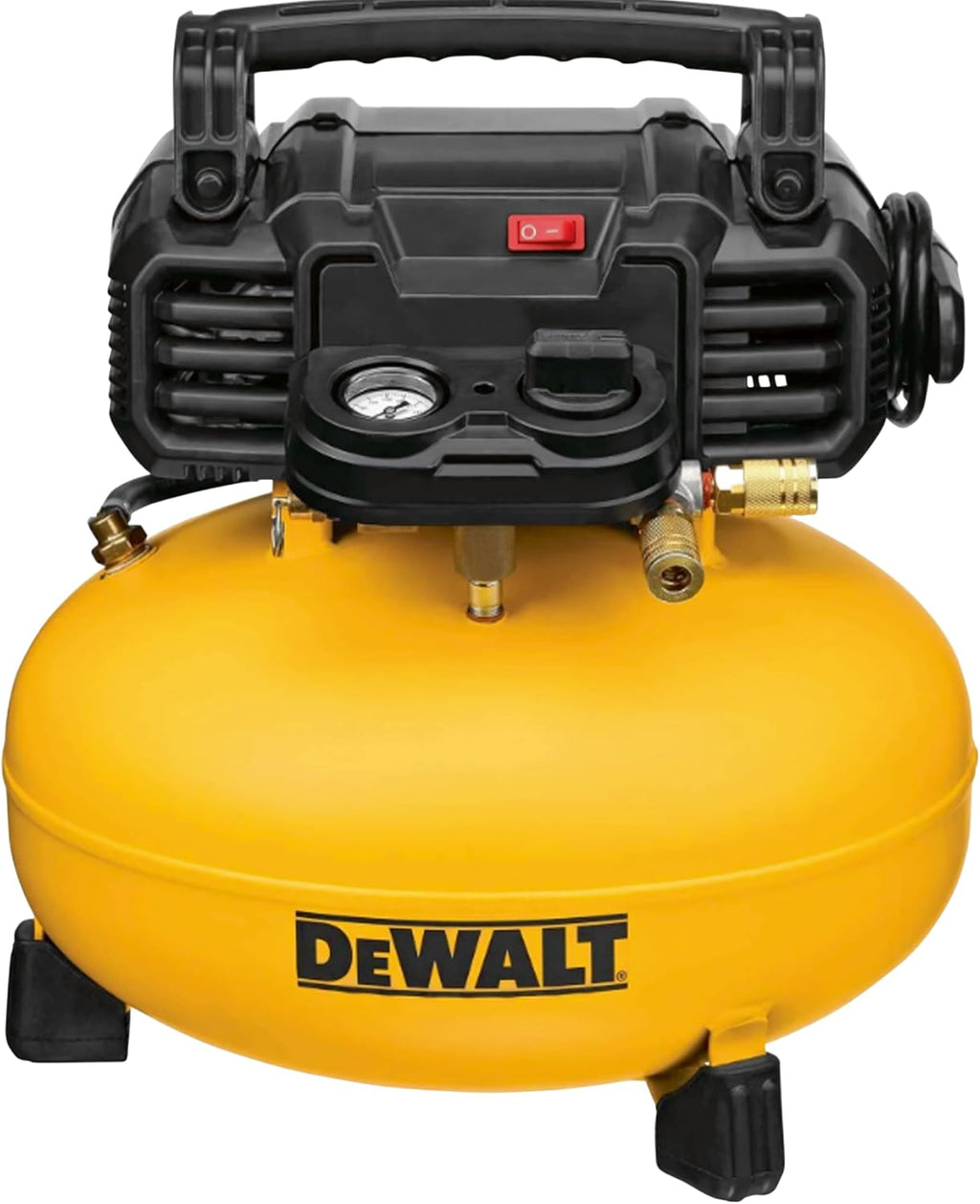 DEWALT Pancake Air Compressor with 165 Max PSI and 2.6 CFM @ 90 PSI and 18 Gauge Brad Nailer Combo Kit