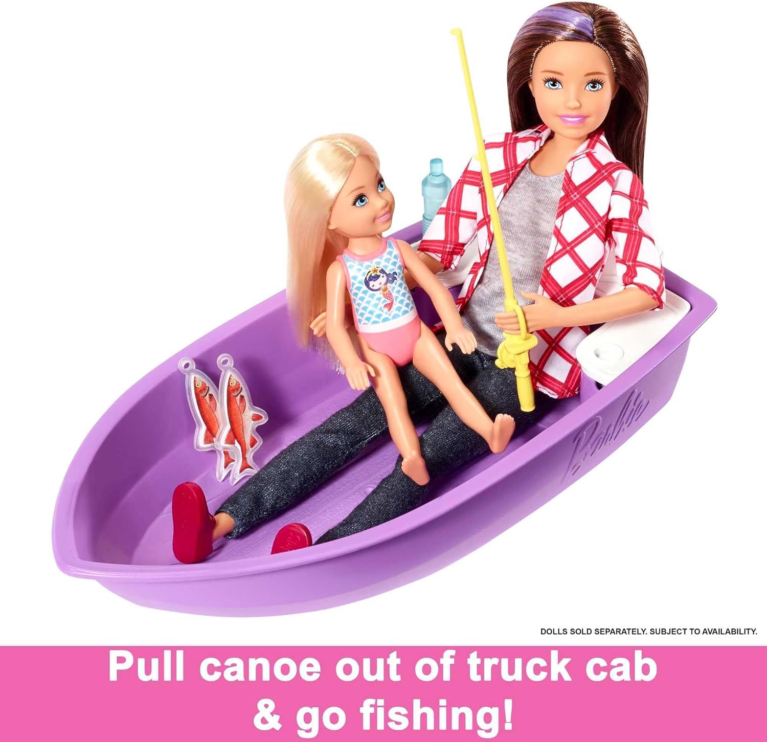 Barbie 3-in-1 DreamCamper Vehicle, Approx. 3-ft, Transforming Camper with Pool, Truck, Boat and 60 Accessories, Makes a Great Gift for 3 to 7 Year Olds