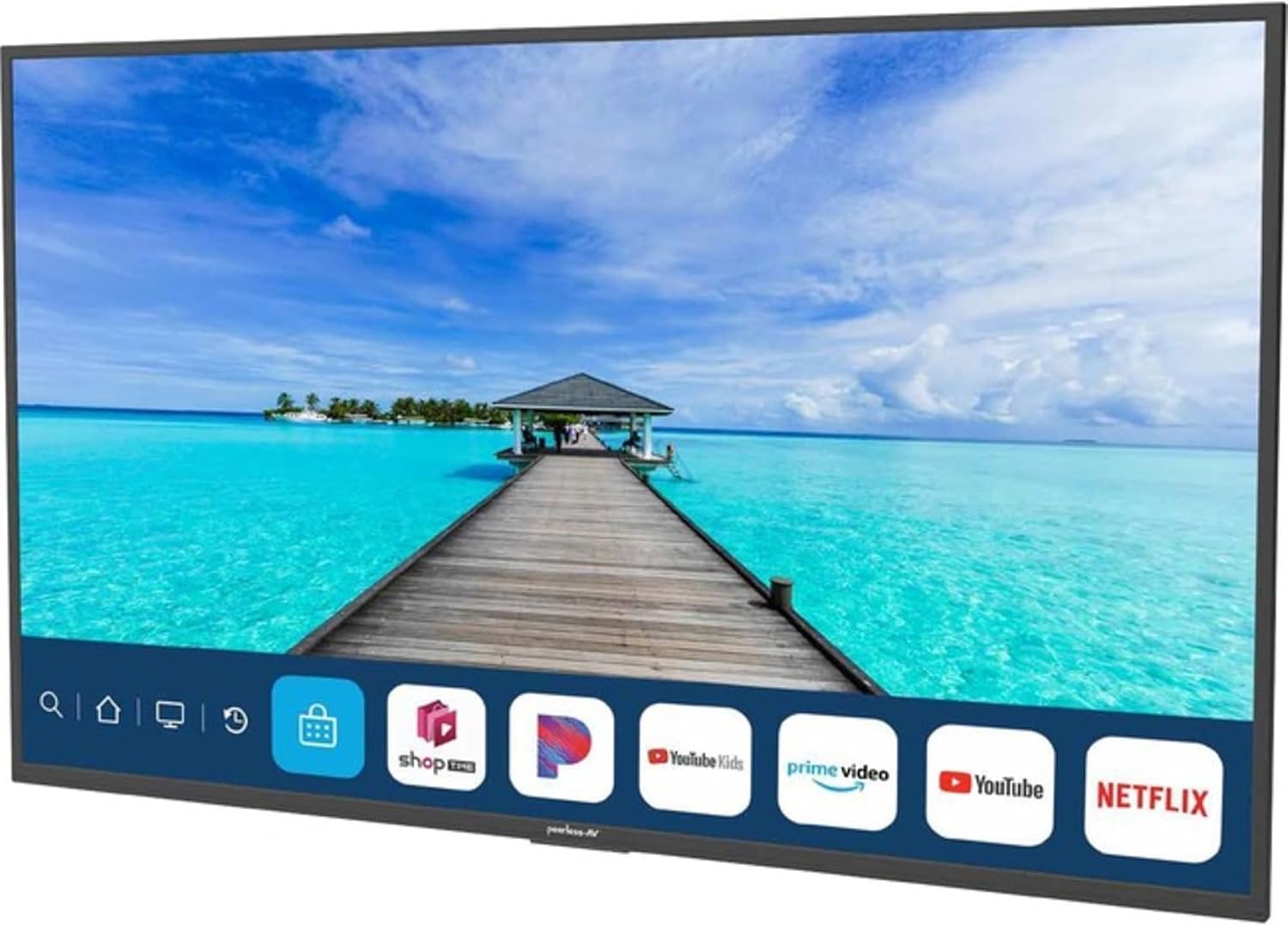 Peerless-AV NT553 55' Neptune Partial Sun Series 4K HDR Outdoor Smart TV and Outdoor Tilting Wall Mount