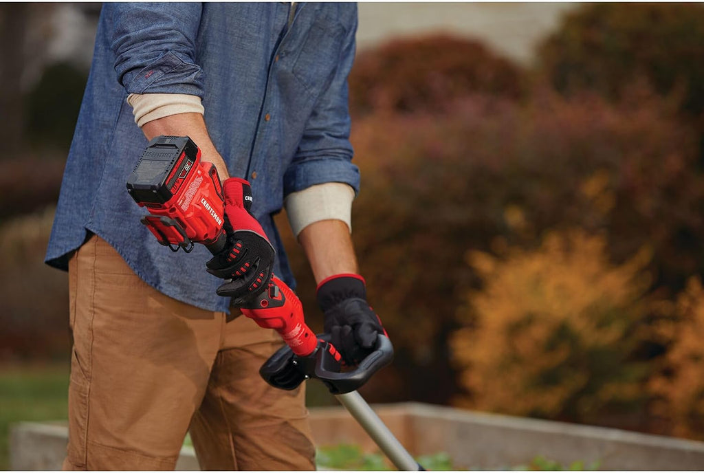 CRAFTSMAN V20 String Trimmer and Leaf Blower Combo Kit, Cordless (CMCK297M1)