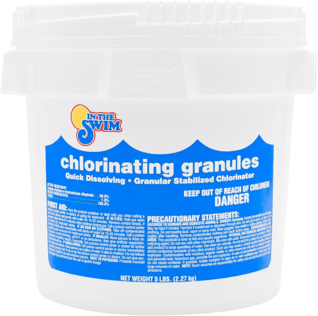 In The Swim Spa and Hot Tub Maintenance Kit and Sodium Dichlor Chlorine Shock-Oxidizer Bundle – All-in-One Solution for Sanitizing Spa and Hot Tubs