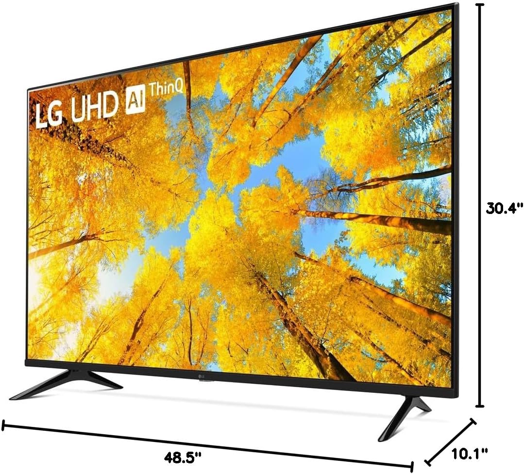 LG 55UQ7570PUJ 55 Inch 4K UHD Smart webOS TV Bundle with 2 YR CPS Enhanced Protection Pack
