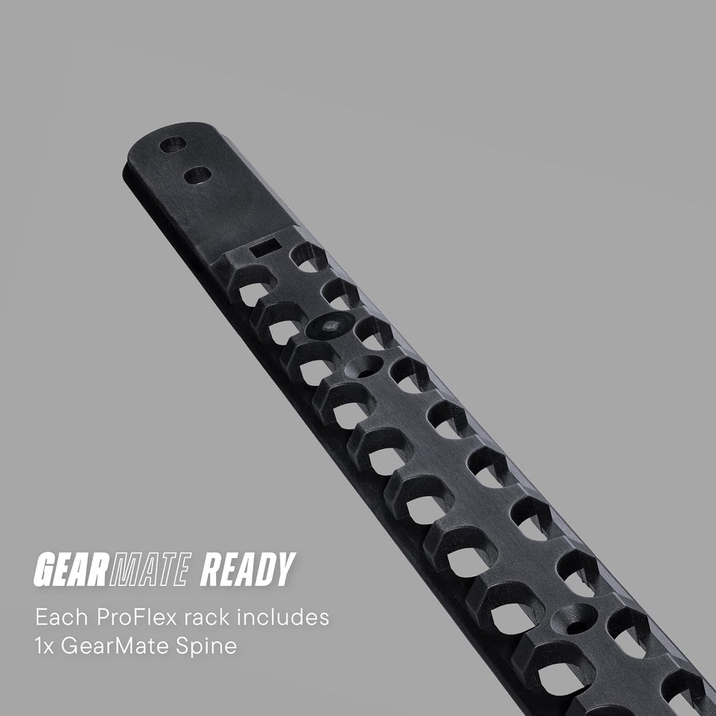 Steadyrack Proflex Wide Bike Rack - Vertical Wall Mount Bike Storage for Home - Roll-in Roll-Out System - Space-Saving Pivot - Fits MTB, eMTB, Gravel, Fender and More - Includes GearMate SteadySpine