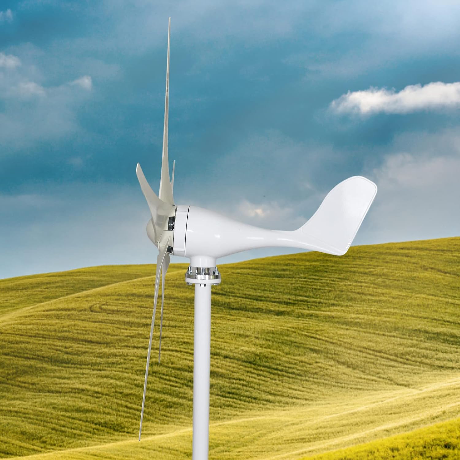 Wind Turbine Generator kit, Mini Windmill Turbines Generator 1200W, Wind Power Generator for Marine, RV, Home, Windmill Generator Suit for Hybrid Solar Wind System