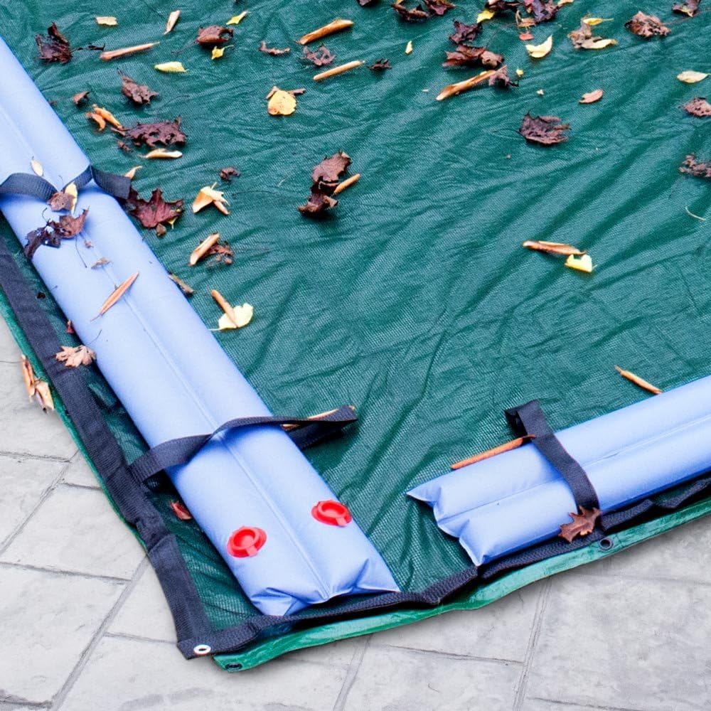 Pool Mate 16x32ft Premium Leaf Net Winter Pool Cover for Inground Pools, 4ft Overlap (20x36ft Cover Size), Premium Net, 5-Year Warranty, Style: 451632R-PM