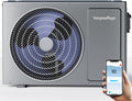 Electric Pool Heater for Inground Pool 27000 BTU Swimming Pool Heat Pump Above Ground Pool Heater 120V 7000 Gallon Heating or Cooling WiFi Control Schedule