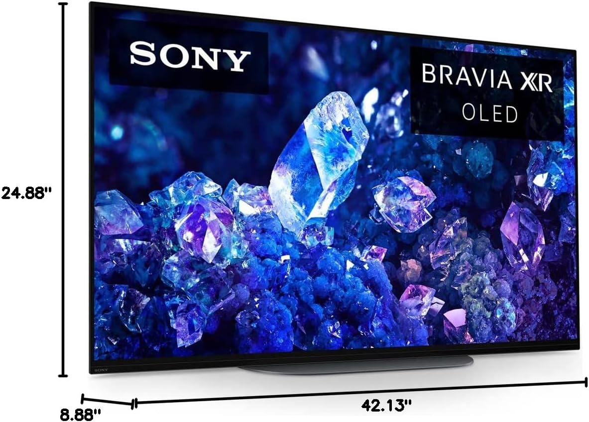 Sony XR48A90K Bravia XR A90K 48 inch 4K HDR OLED Smart TV Bundle with Premium 2 YR CPS Enhanced Protection Pack