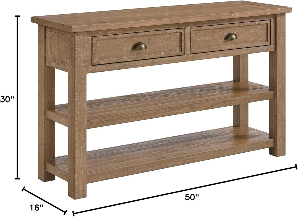 Martin Svensson Home Monterey Sofa Console Table, Driftwood