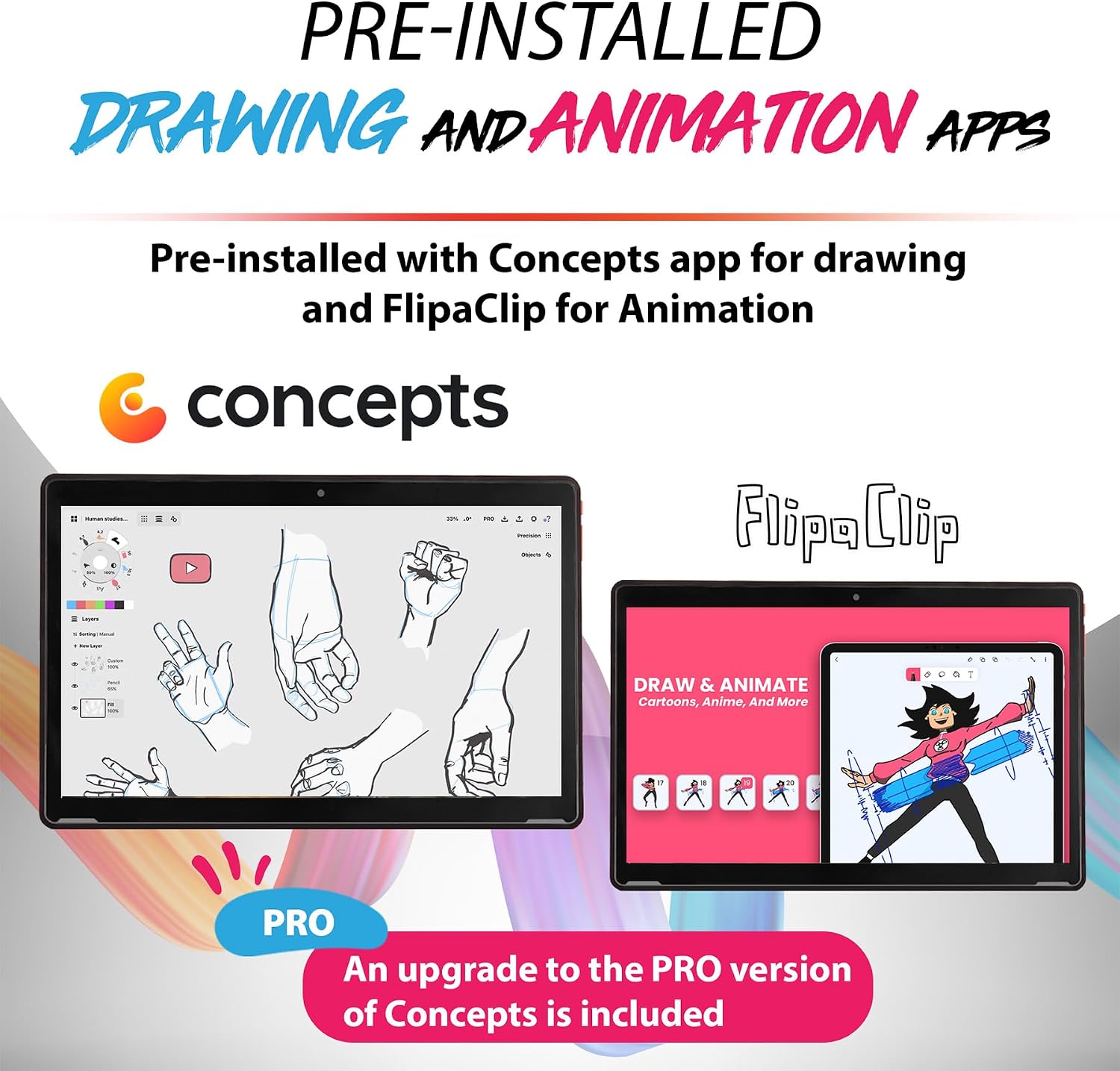 PicassoTab XL Drawing Tablet • No Computer Needed • 11.6' Screen • Drawing Apps • Tutorials • 4 Bonus Items • Stylus Pen • Portable • Standalone • Best Gift for Beginner Digital Graphic Artist • PCXL