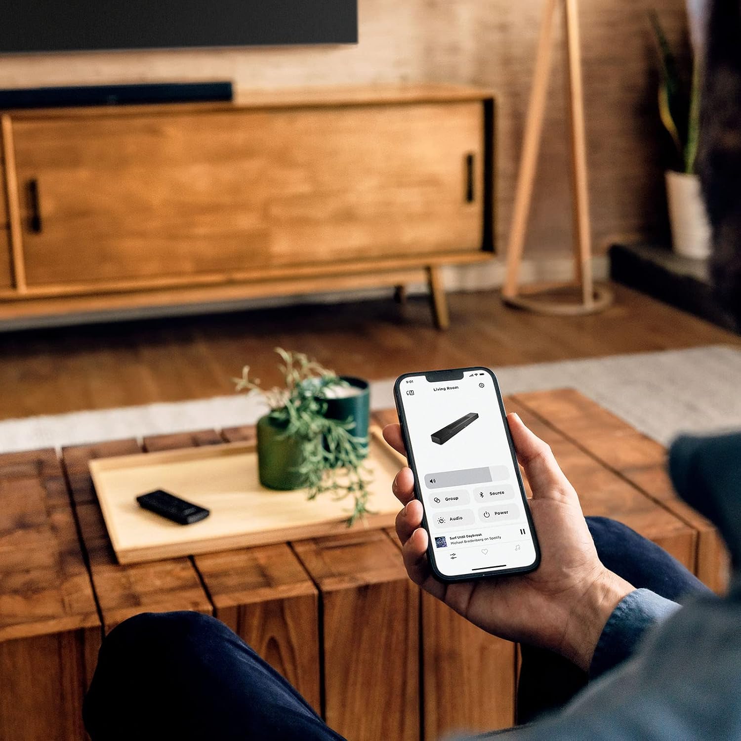 Bose Smart Soundbar 600 with Dolby Atmos, Bluetooth Wireless Sound Bar for TV with Built-in Microphone and Alexa Voice Control, Black