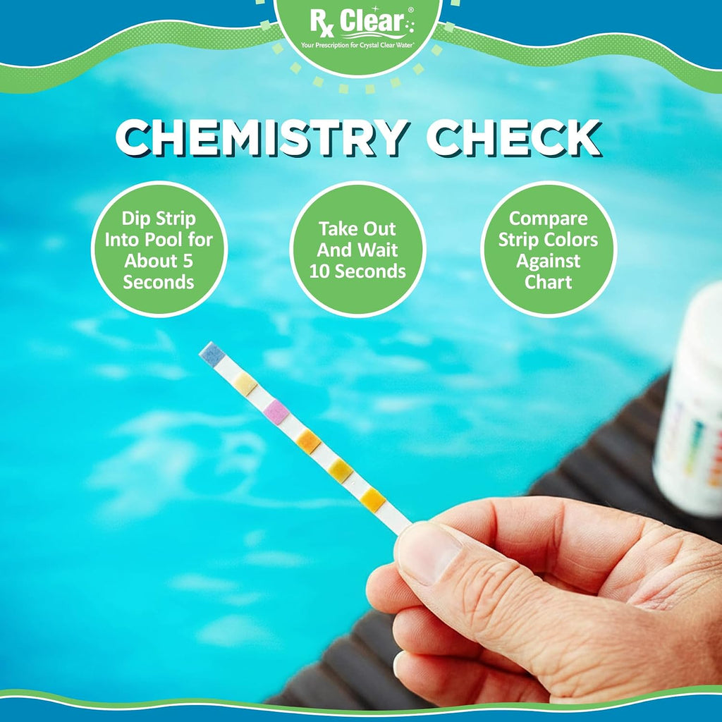 Rx Clear Chemical Maintenance Pool Kit Plus Opening Kit (Without Chlorine (Up to 15,000 Gallons))