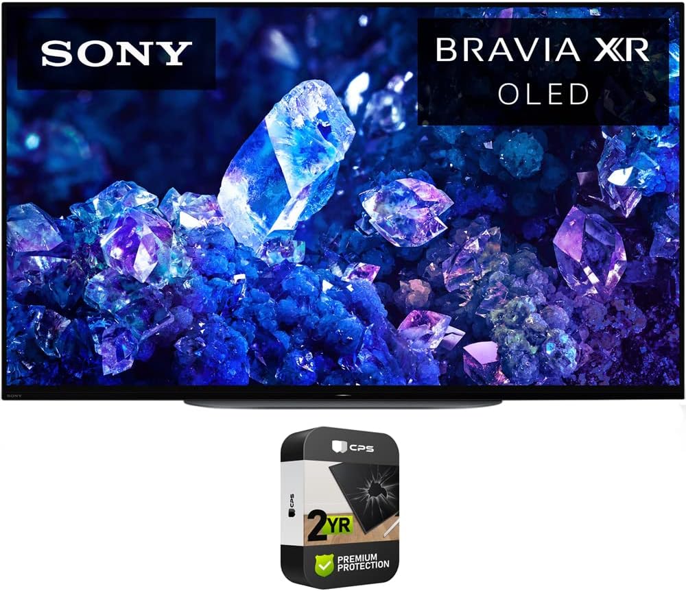 Sony XR48A90K Bravia XR A90K 48 inch 4K HDR OLED Smart TV Bundle with Premium 2 YR CPS Enhanced Protection Pack
