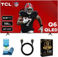 TCL 43-Inch QLED Pro 4K Smart Google TV Bundle - HDR10+, Dolby Vision & Atmos, Voice Remote, 60 Hz VRR, W/ 12 Months CPS Protection, UAX HDMI Cable & Screen Cleaner with Microfiber