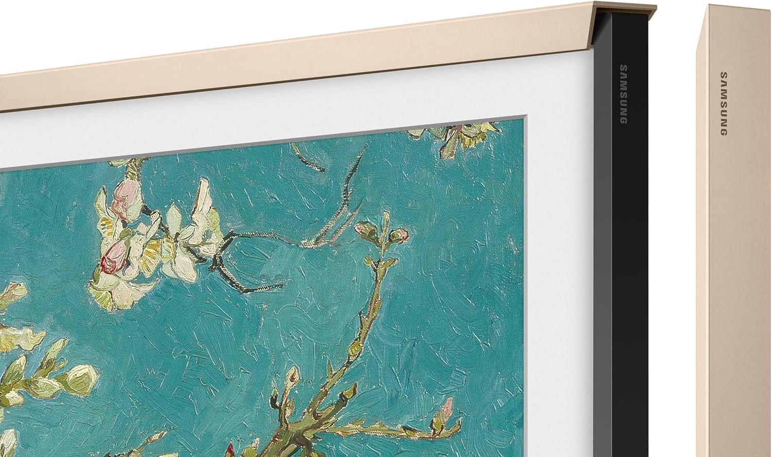 Samsung 50-Inch Class The Frame LS03F 4K QLED Smart TV (2025 Model) + Includes Sand Gold Bezel Value $249 - VGSCFC50SGM