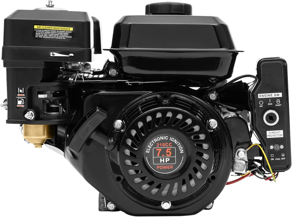 212CC 4 Stroke start Engine Motor 7.5HP Go Kart Log Splitter Gas Engine Motor OHV