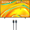 Sony K98XR50 98 Inch Bravia Mini LED 4K HDR TV with an Austere 5S-4KHD2-2.5M V-Series 2.5m Premium 4K HDR HDMI Braided Cable (2025)