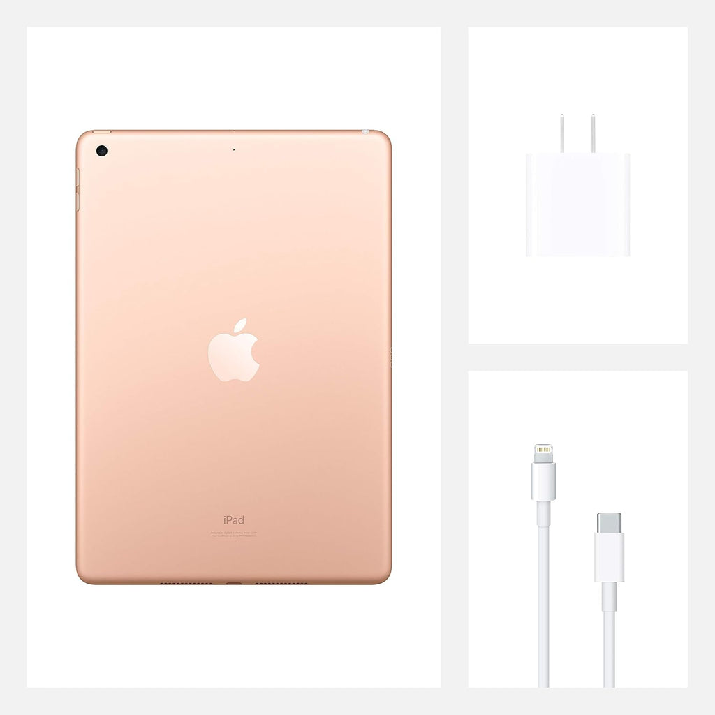 Apple 2020 iPad 8th Gen (10.2-inch, Wi-Fi, 128GB) Gold (Renewed)