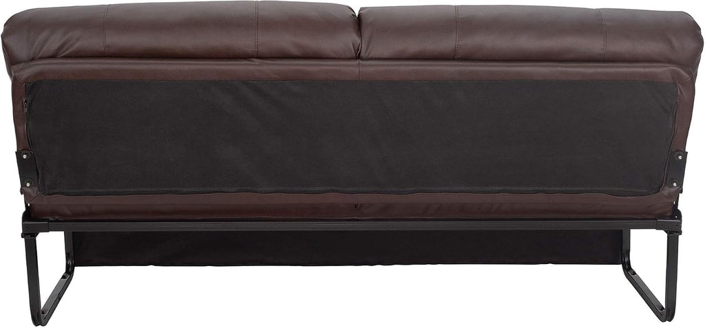 RecPro Charles RV Jackknife Sofa | Love Seat | Sleeper Sofa | Length Options 62', 68', 72' (68 Inch, Mahogany)