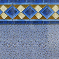 Swimline Unibead Pool Liner for Above Ground Pools, Mosaic Diamond, 15 x 30 (Oval), 48 Inch Wall, 25 Gauge