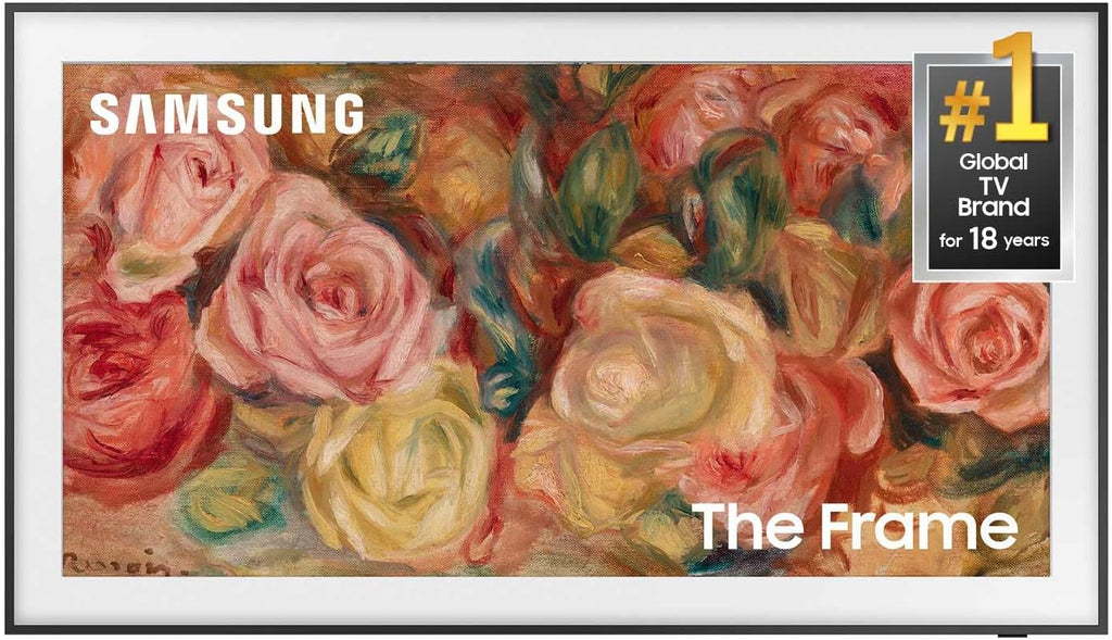 Samsung 4K The Frame 55'' TV with White Bezel