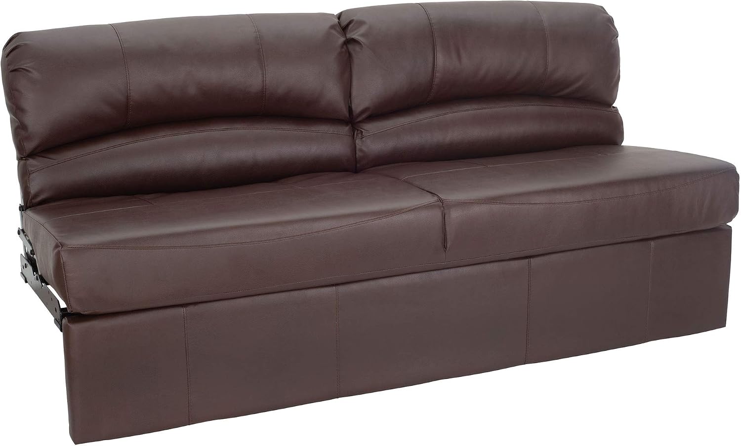RecPro Charles RV Jackknife Sofa | Love Seat | Sleeper Sofa | Length Options 62', 68', 72' (68 Inch, Mahogany)