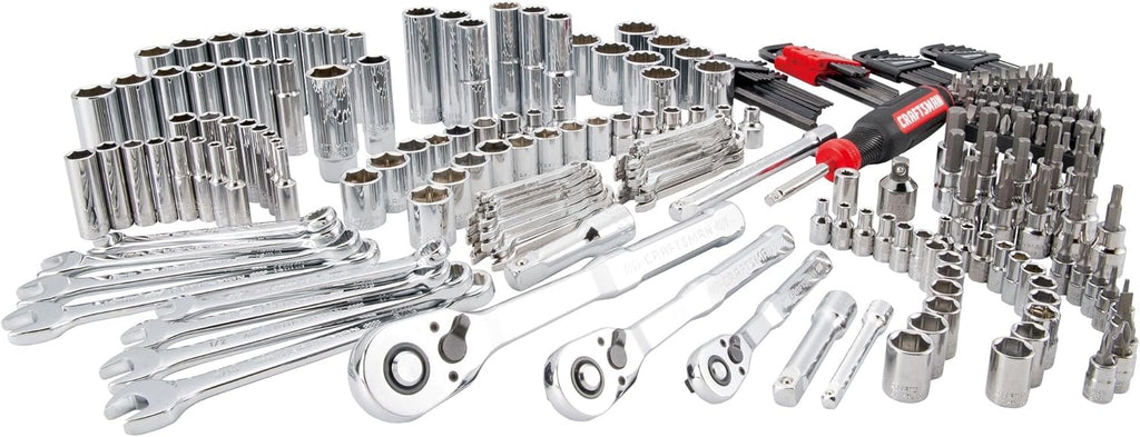 Craftsman 262-Piece Mechanic Tool Set with 3-Drawer VERSASTACK Box, SAE and Metric Socket Set, Car and Motorcycle Tool Kit with Combination Wrenches and Spark Plug Sockets (CMMT45309)