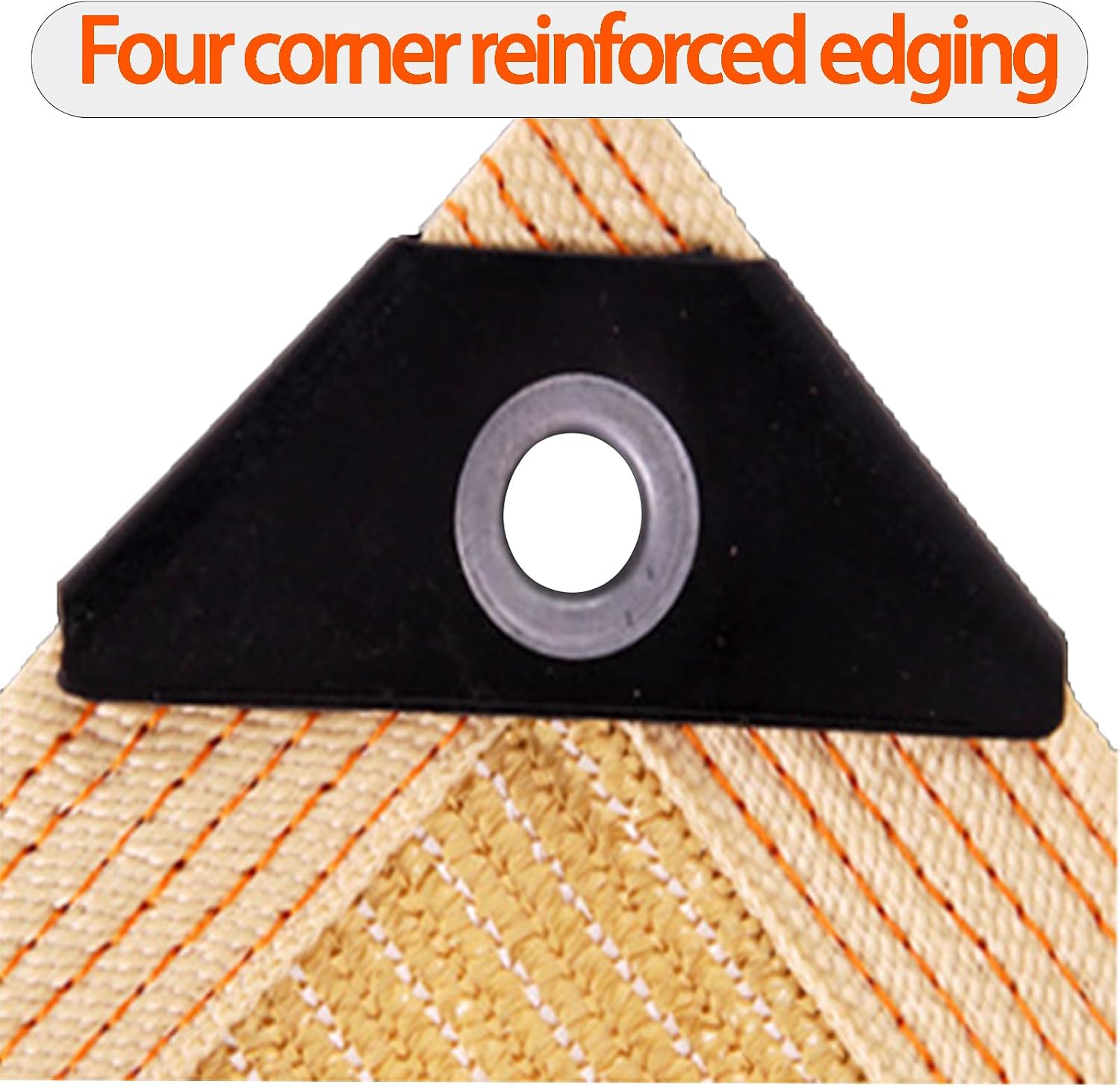 Wheat Shade Cloth Sunblock Neting with Grommets,Pergola Sun Shade 90% Outdoor Shade Fabric for Pergola Cover Patio Gazebo Deck Garden Greenhouse Sun Shade Fabric Porch(Size:5x10m/16x33ft)