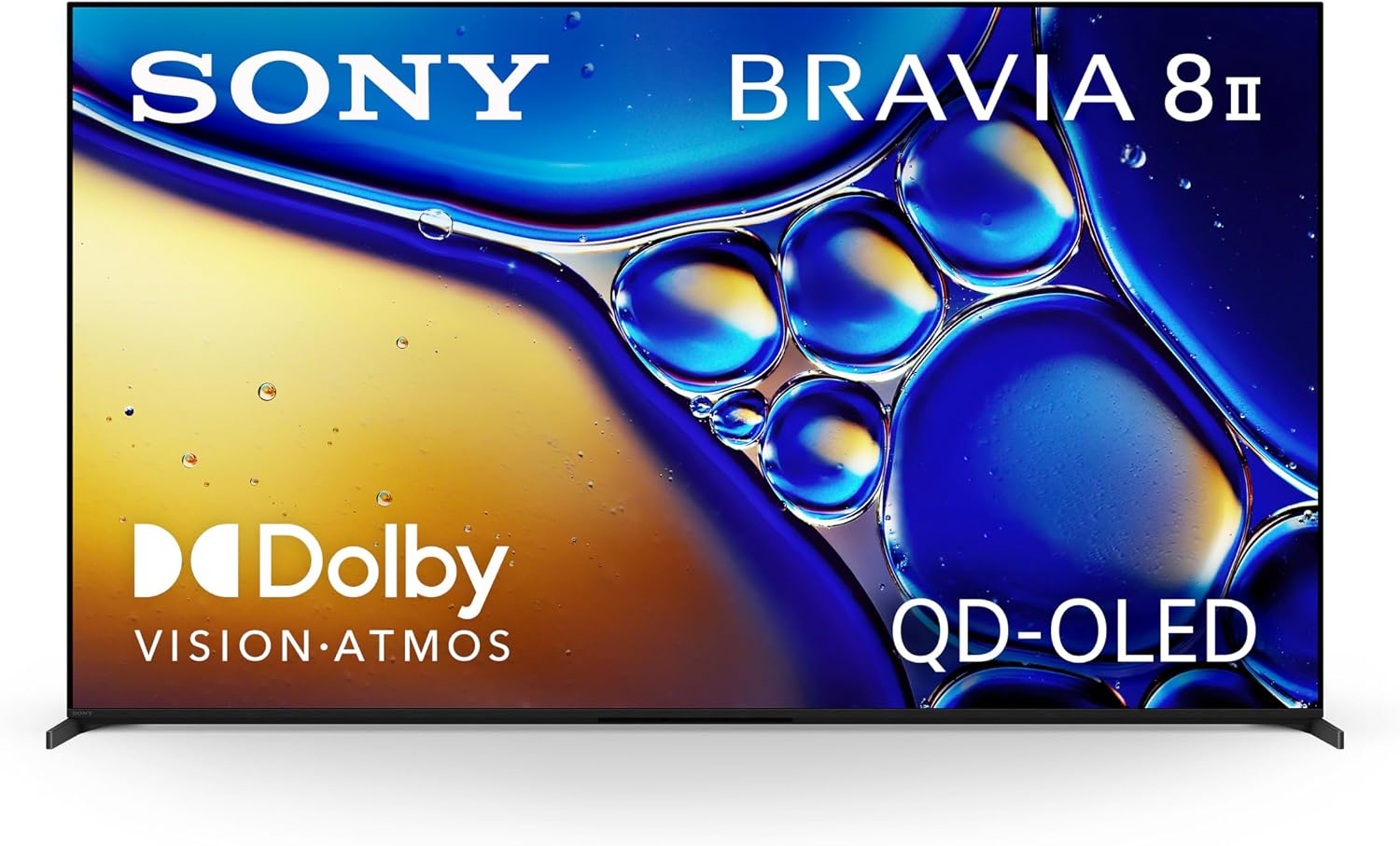 SONY K55XR80M2 55 Inch Bravia 8 QD-OLED 4K HDR Google TV with an AudioQuest Cinnamon 48 2.25M 8K-10K 48Gbps HDMI Digital Cable (2025)