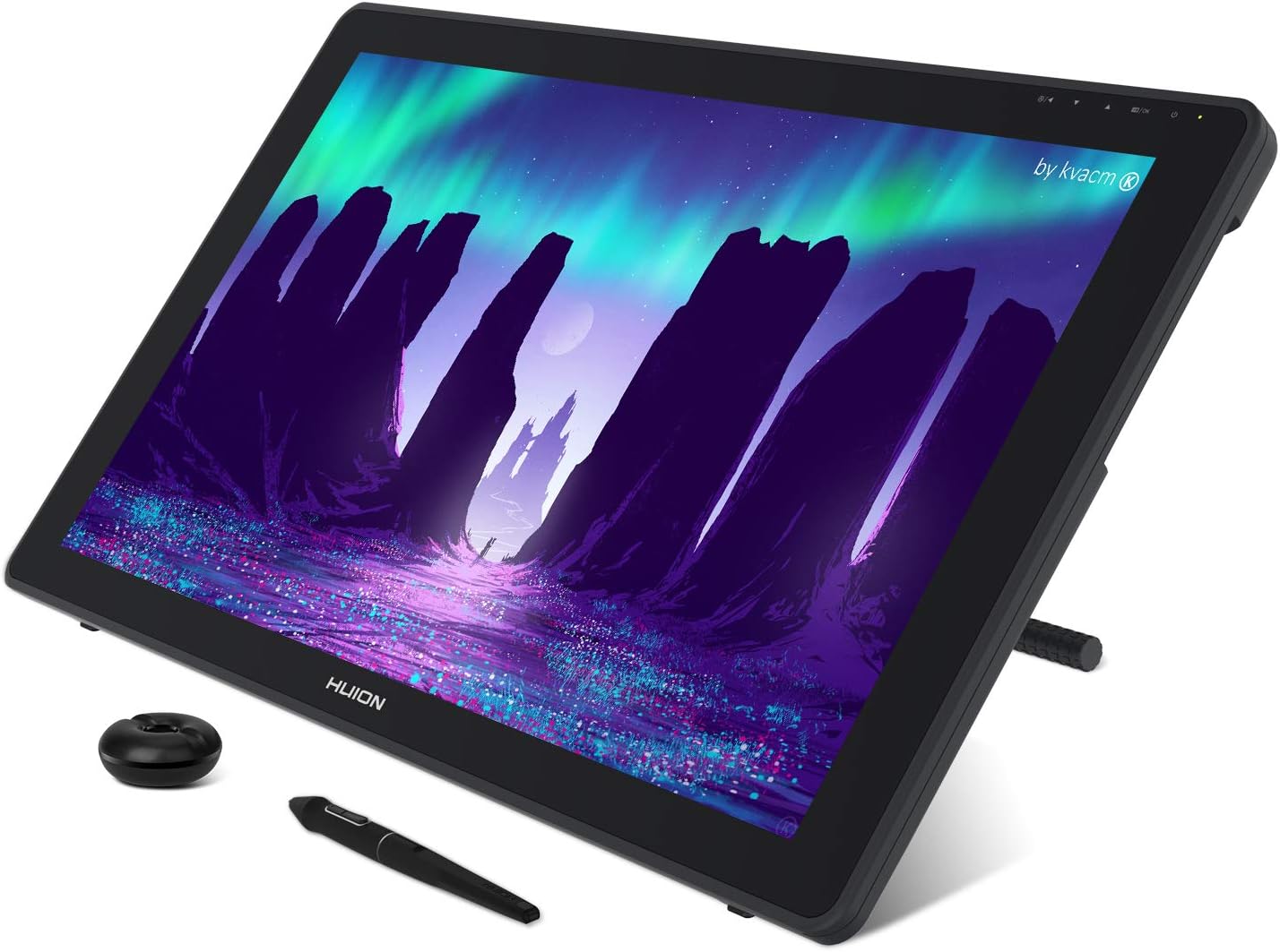 HUION KAMVAS 22 Drawing Tablet with Screen 120% sRGB PW517 Battery-Free Stylus Adjustable Stand, 21.5inch Pen Display for Windows PC, Mac, Android