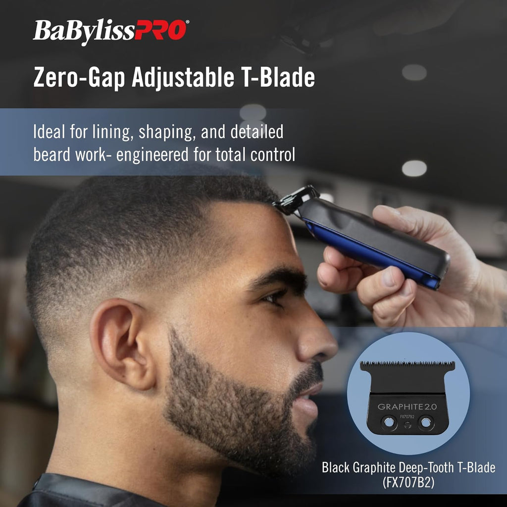 BaBylissPRO High-Performance Compact LO-PROFX Trimmers for Men