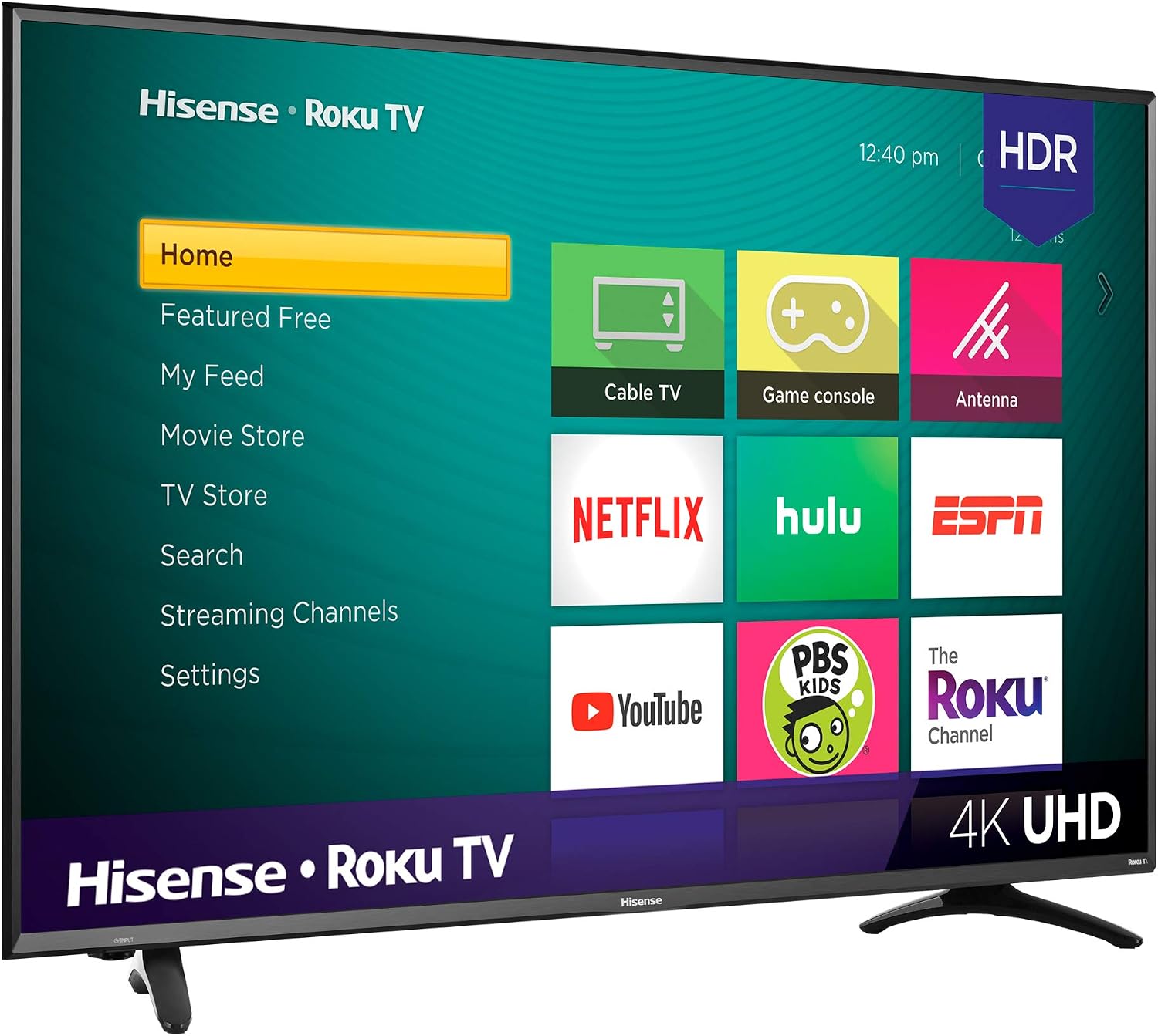 Hisense 43R7E 43-inch 4K Ultra HD Roku Smart LED TV HDR (2019)