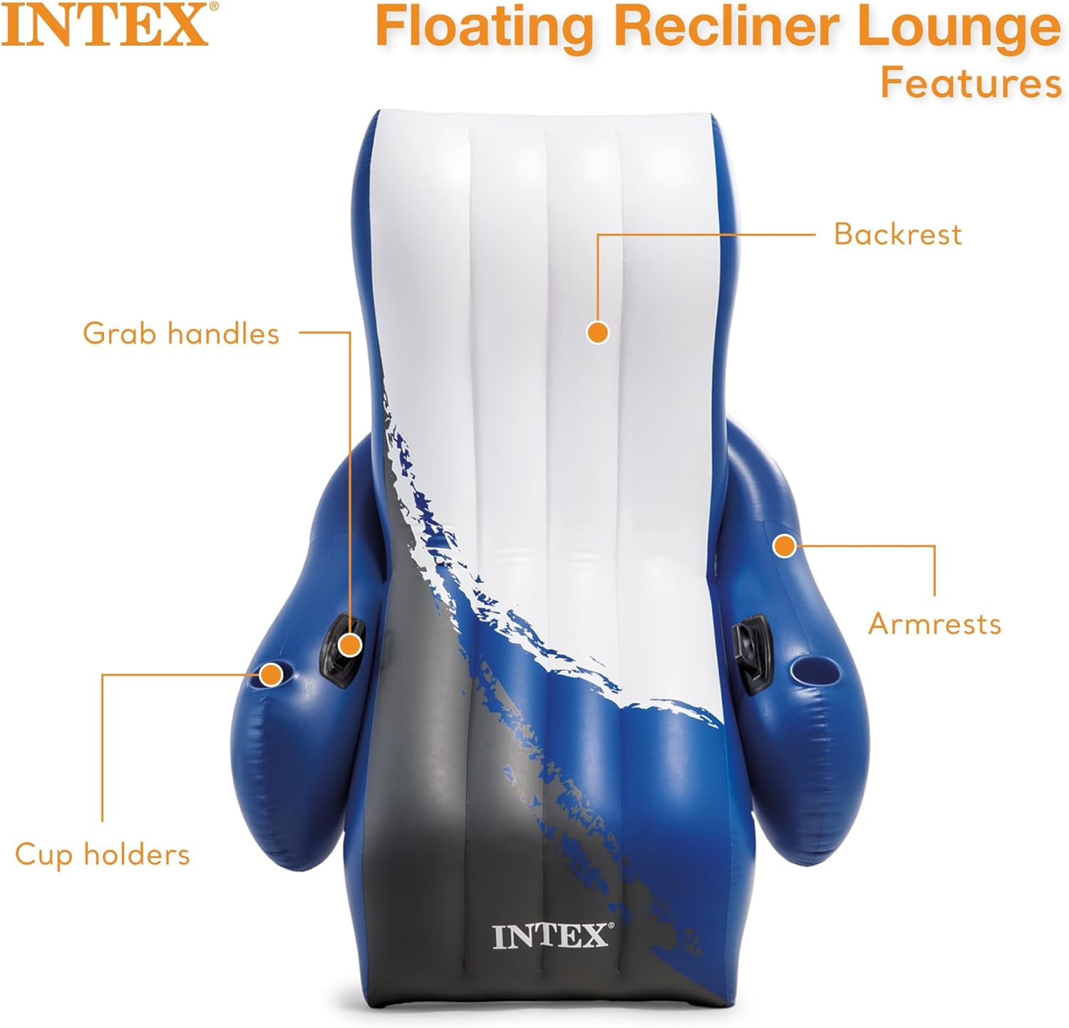 INTEX 26377EH Ultra XTR 32ft x 16ft x 52in Above Ground Swimming Pool Set with Sand Filter Pump, Inflatable Lounge Pool Recliners (2-Pack) and Inflatable Cooler