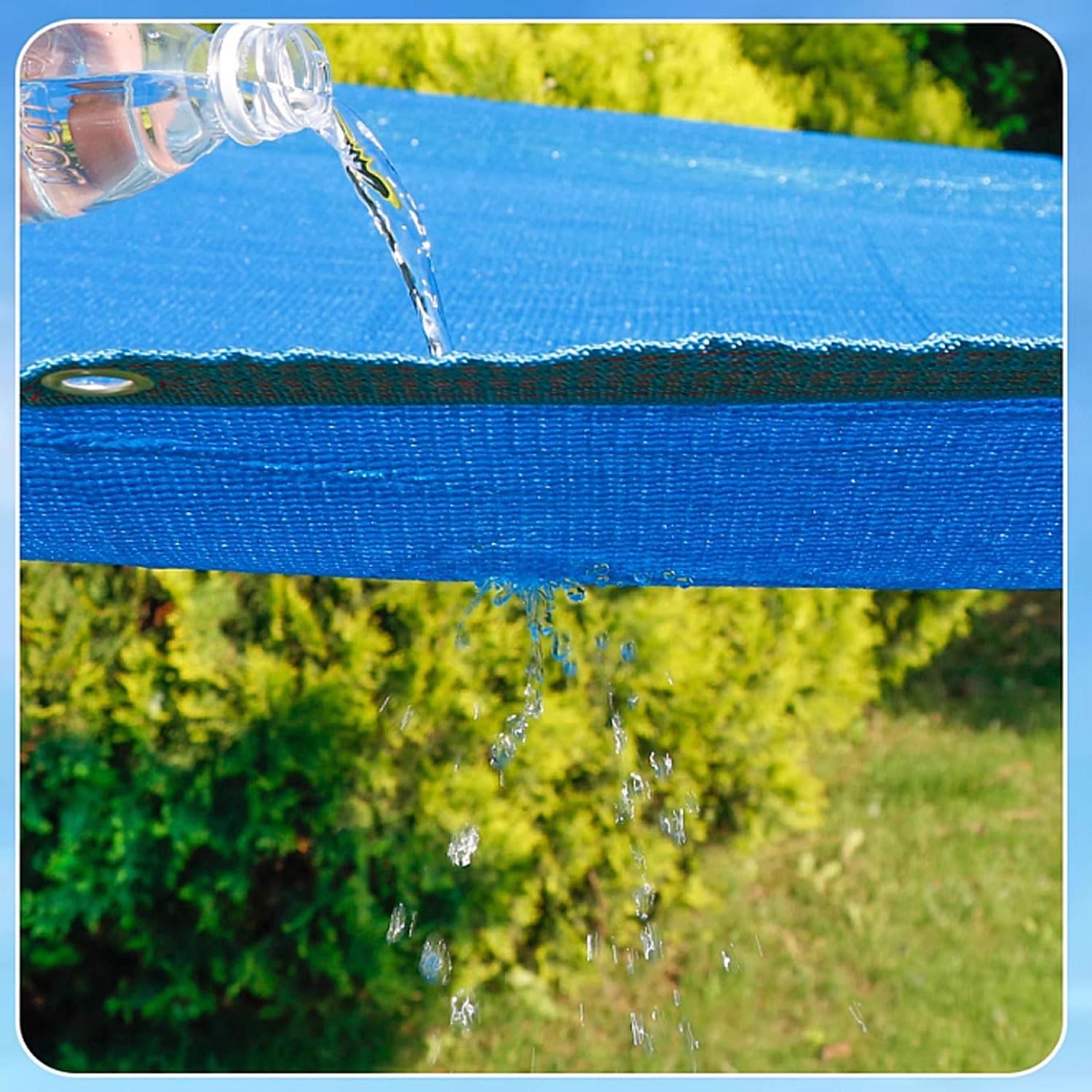 Shade Cloth with Grommets Balcony Covers UV Resistant Shade Sunblock Net Shade Cloth for Greenhouse,Parking Shed, Garden Yard or Kennel(52x82ft(16x25m))