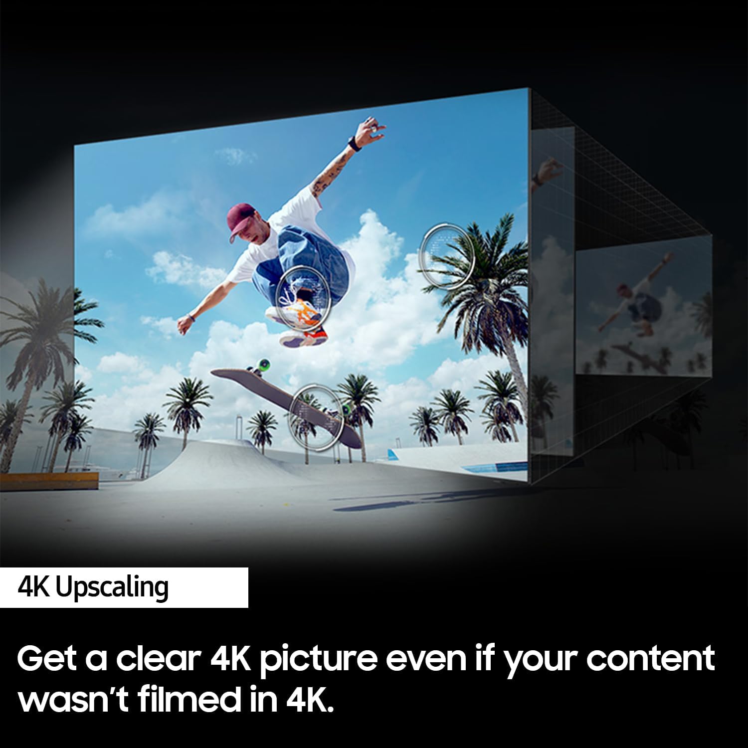 Samsung 85-Inch Class 4K Crystal UHD DU8000 Series HDR Smart TV w/Object Tracking Sound Lite, Motion Xcelerator 120Hz, Ultra Slim Design, Gaming Hub, Alexa Built-in (UN85DU8000, 2024 Model)