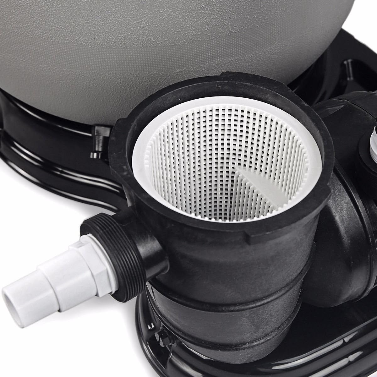 XtremepowerUS 4500GPH 19' Sand Filter with 1.5HP Above Ground Swimming Pool Pump Media System, 5-Way Valve Filter